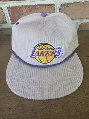 LOS ANGELES LAKERS SNAPBACK Corduroy Rope Cap